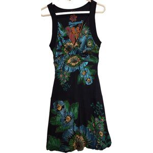 DESIGUAL FLORAL DRESS M SIZE